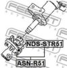 FEBEST NDS-STR51 Steering Column Coupling